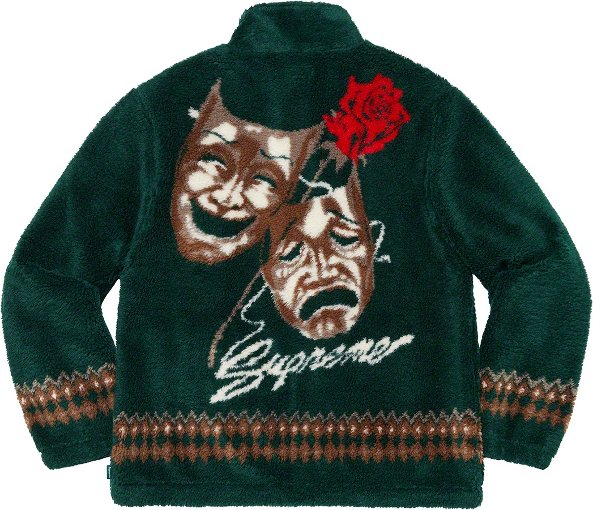 Drama Mask Fleece Jacket view 9